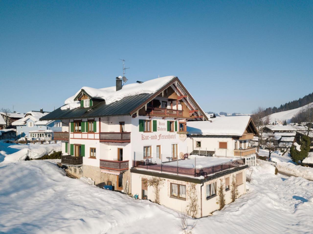 Hotel Haus Daheim Oberstaufen Exterior foto